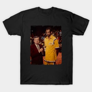 Kareem Abdul Jabbar in an Interview with The Legend Chick Hearn T-Shirt